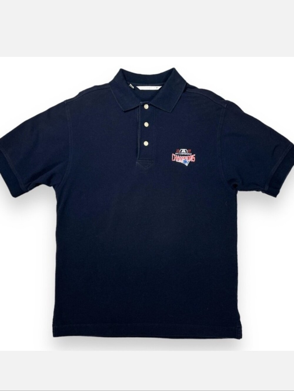 CUTTER & BUCK NFL New England Patriots 2007 AFC Champs Embroidered Polo